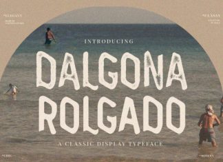 Dalgona Rolgado Font preview image 1