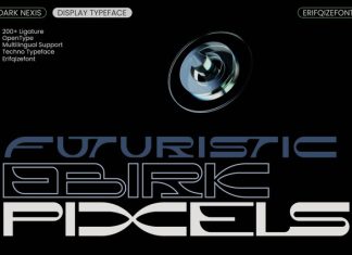 Dark Nexis Font preview image 3