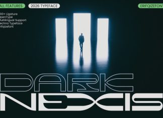 Dark Nexis Font preview image 1