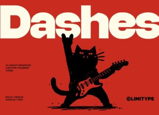 Dashes Font preview image 1