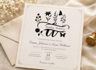 Davina Flower Monogram Font preview image 2