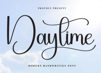 Daytime Font preview image 1