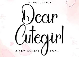 Dear Cutegirl Font preview image 1