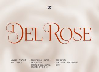 Del Rose Font preview image 1