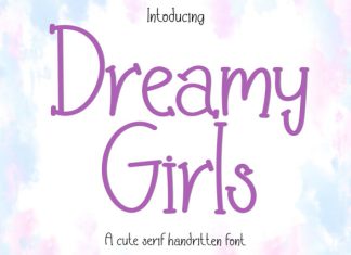 Dreamy Girls Font preview image 1