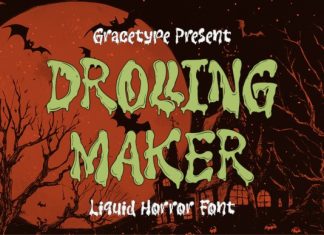 Drolling Maker Font preview image 1