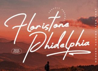 Floristone Phidelphia Font preview image 1