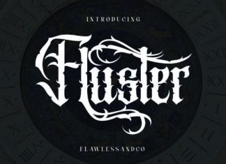 Fluster Font preview image 1