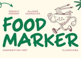 Food Marker Font preview image 1