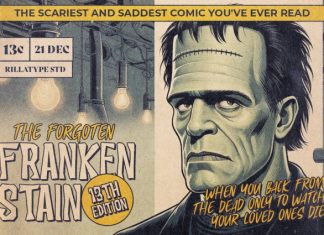 Freaknstein Script Font preview image 3