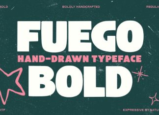 Fuego block Font preview image 1