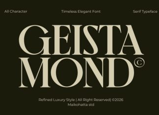 Geista Mond Font preview image 1