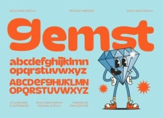 Gemst Font preview image 1