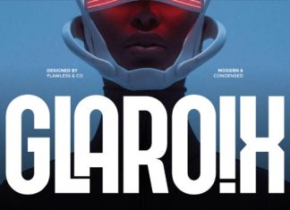 Glaroix Font preview image 1