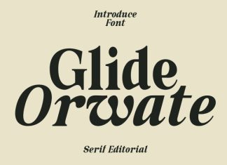 Glide Orwate Font preview image 1