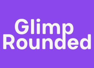 Glimp Rounded Font preview image 1