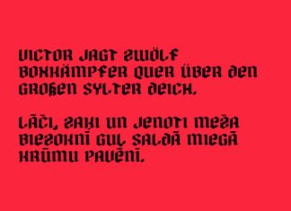 Gotfridus Font preview image 2