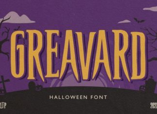 Greavard Font preview image 1
