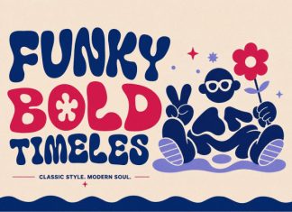 Groovy Waves Font preview image 3