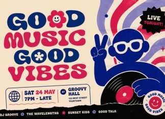Groovy Waves Font preview image 2