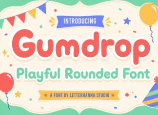 Gumdrop Font preview image 1