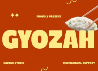 Gyozah Font preview image 1