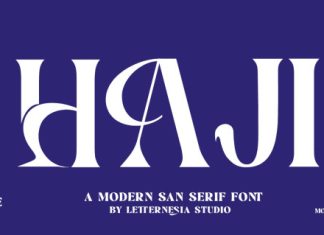Haji Font preview image 1