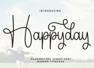 Happyday Font preview image 1