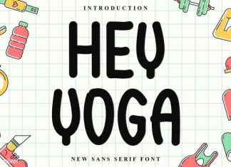 Hey Yoga Font preview image 1