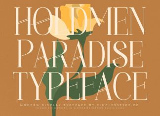 Holdmen Paradise Font preview image 1