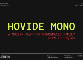 Hovide Mono Font preview image 1