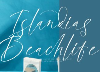 Islandias Beachlife Font preview image 1