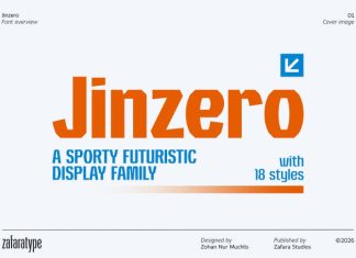 Jinzero Font preview image 1