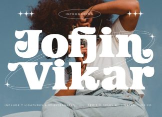Jofjin Vikar Font preview image 1