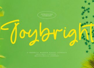 Joybright Font preview image 1