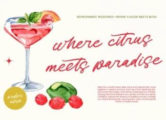Juicy Cheri Font preview image 2
