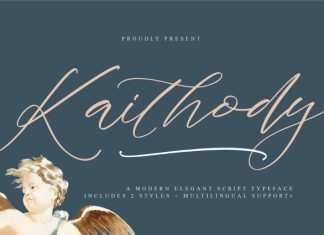 Kaithody Font preview image 1