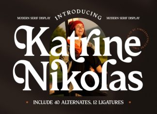 Katrine Nikolas Font preview image 1