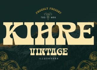 Kihre Vintage Font preview image 1