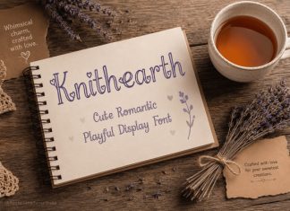 Knitheart Font preview image 2