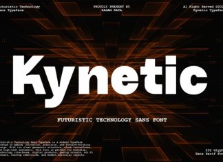 Kynetic Black Font preview image 1