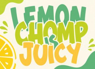 Lemon Chomp Font preview image 3
