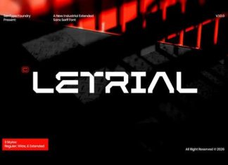 Letrial Font preview image 1