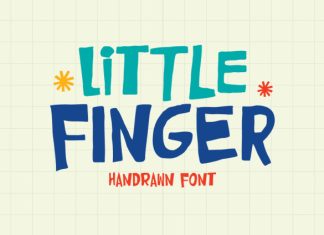 Little Finger – Handrawn Font preview image 1