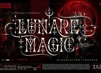Lunare Magic Font preview image 1