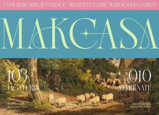 Makcasa Font preview image 1