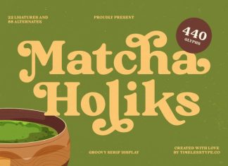 Matcha Holiks Font preview image 1