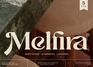 Melfira Font preview image 1