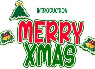 Merry Xmas Font preview image 1