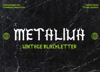 Metaliva Font preview image 1